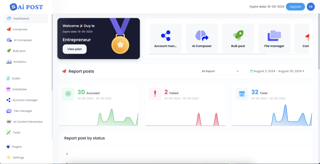 Ai Social Management Dashboard